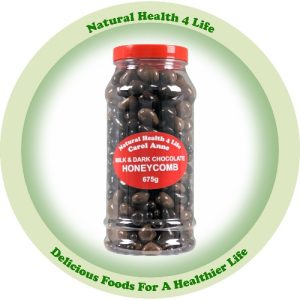 Carol Anne Milk and Dark Chocolate Honeycomb in Gift Jar 675g