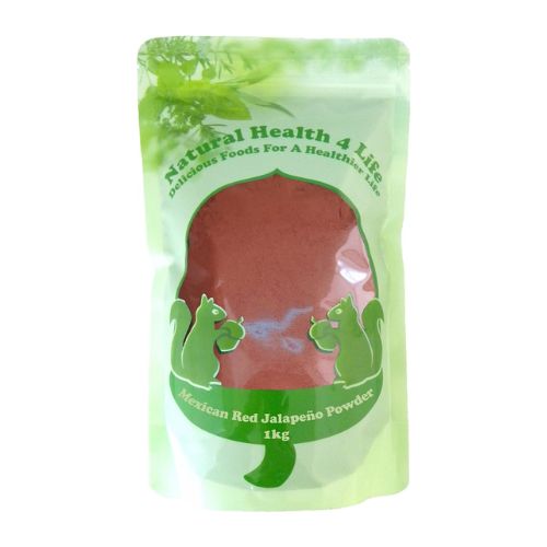 Mexican Red Jalapeño Powder 1kg 1 Jalapeno powder in a pouch