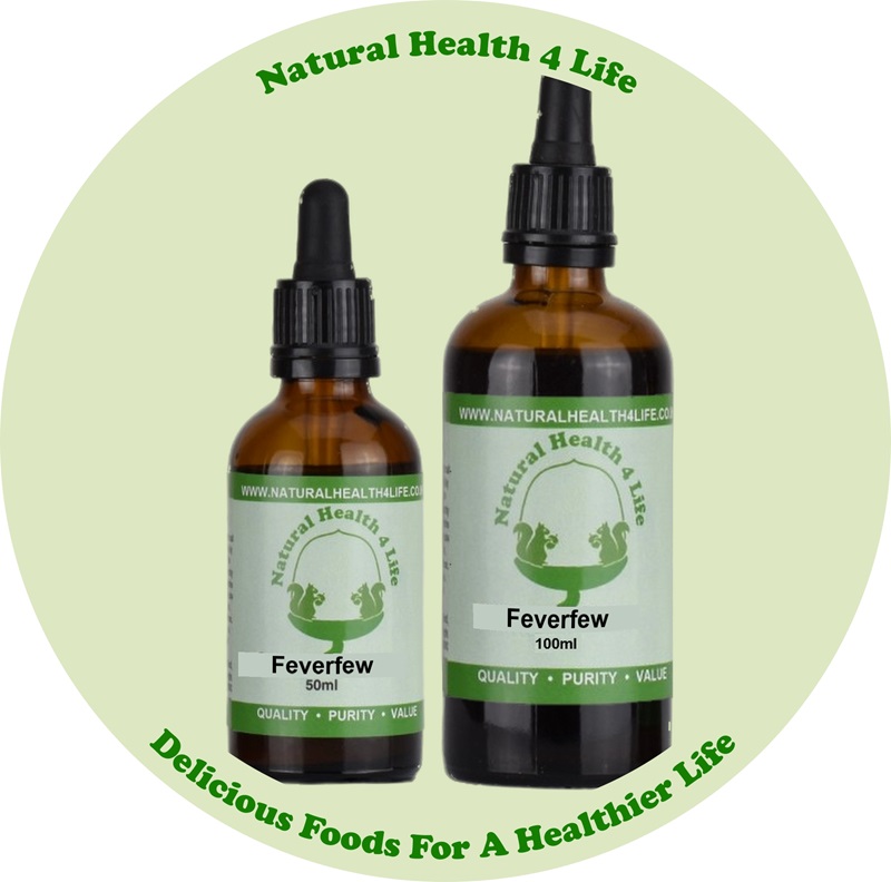 Feverfew (Tanacetum Parthenium) Herbal Tincture 3 Agnus Castus Tincture in bottles