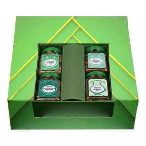Almond Nuts Selection Gift Box - 4 Almond Nut Varieties 4 = 1kg