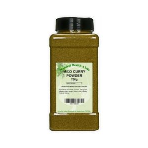 Mild Curry Powder 750g in a shaker jar