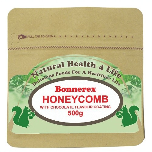 Bonnerex Honeycomb With Chocolate Flavour Coating 500g 2 Bonnerex Honeycomb With Chocolate Flavour Coating 500g - Image 2